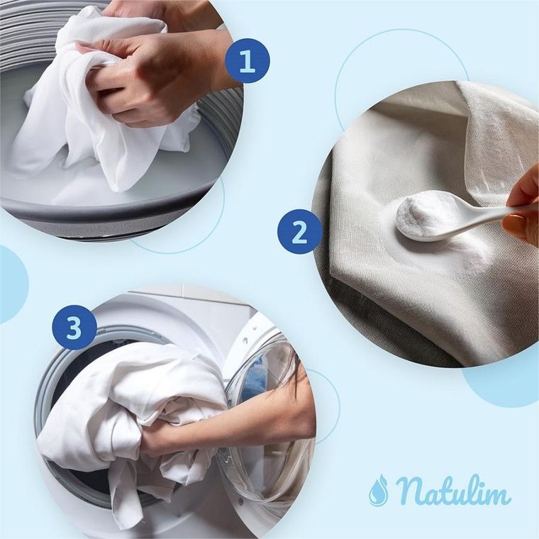 Natulim, OXI white, ekologiczny odplamiacz w proszku, do białych tkanin, 0,5 kg