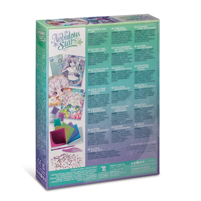 Nebulous Stars, Marinia, album do scrapbookingu z folią i brokatem