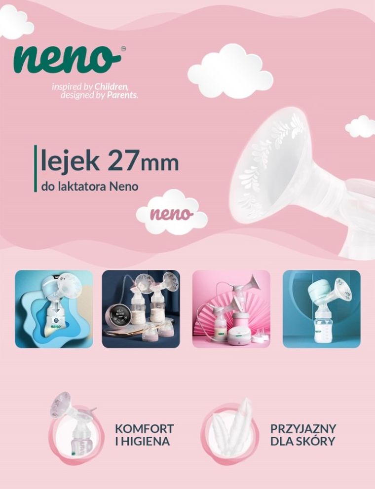 Neno, lejek do laktatorów Neno, 24 mm