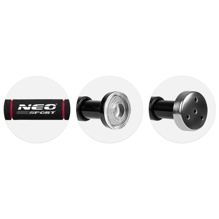 Neo-Sport, drążek do podciągania, rozporowy, 60-85 cm, NS-311