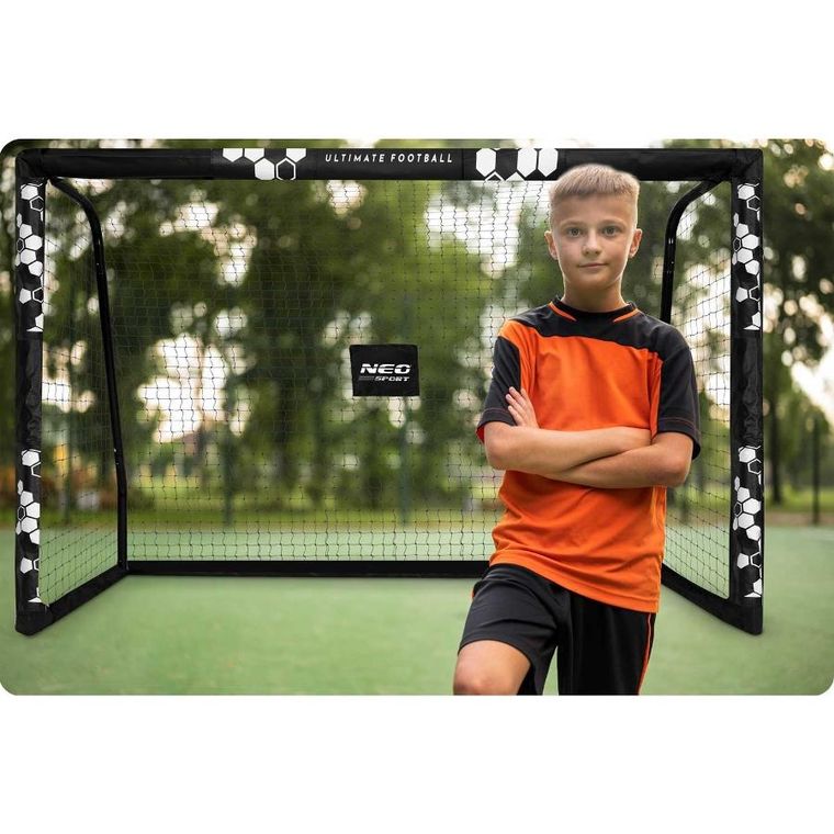 Neo-Sport, Hexagon, bramka do piłki nożnej, 300-200-120 cm