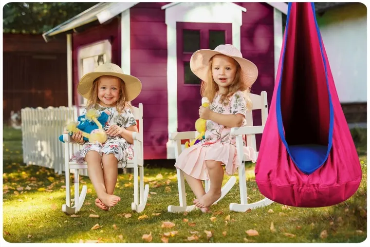 Neo-Sport, huśtawka, fotel wiszący dla dzieci, fioletowy