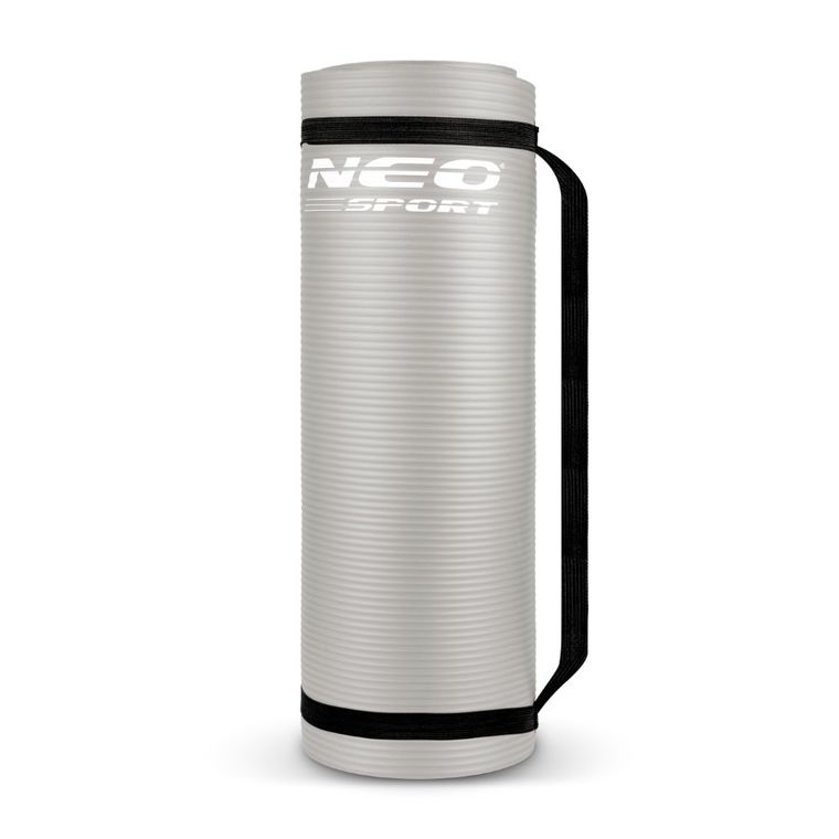 Neo-Sport, mata do ćwiczeń, 183-60 cm, szara