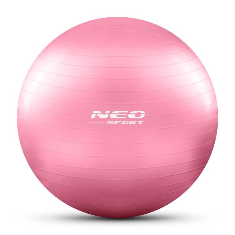 Neo-Sport, piłka do aerobiku fitness, 55 cm, różowa