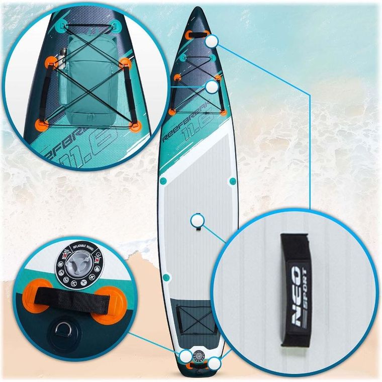 Neo-Sport, Reefbreak, deska SUP, 350-81-15 cm
