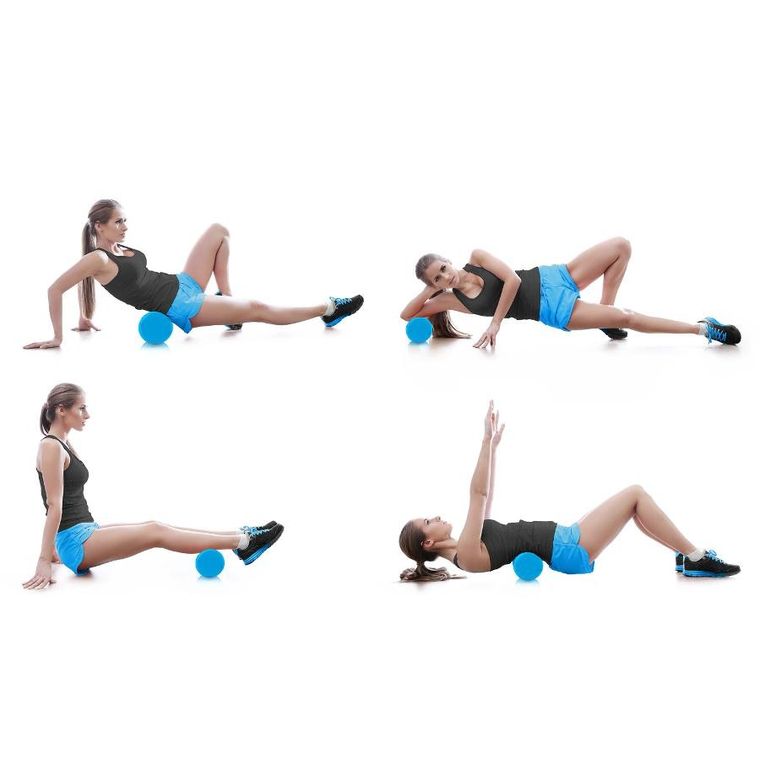 Neo-Sport, roller do ćwiczeń, niebieski