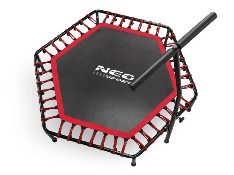 Neo-Sport, trampolina fitness z uchwytem, NS-104, czerwona