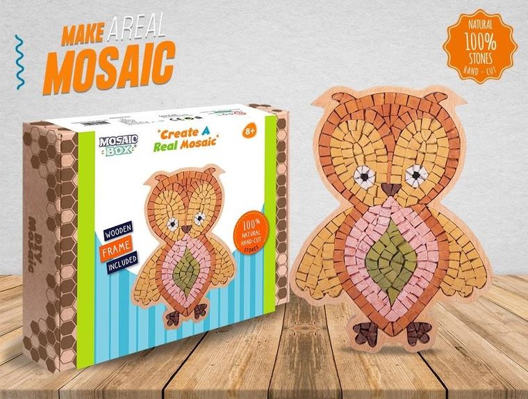 Neptune Mosaic, Sowa, mozaika