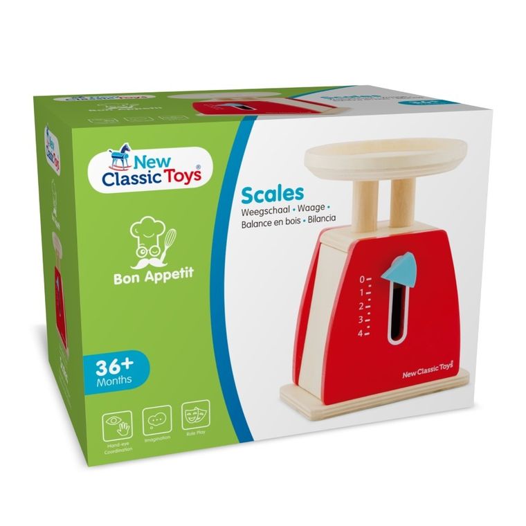 New Classic Toys, drewniana waga do zabawy
