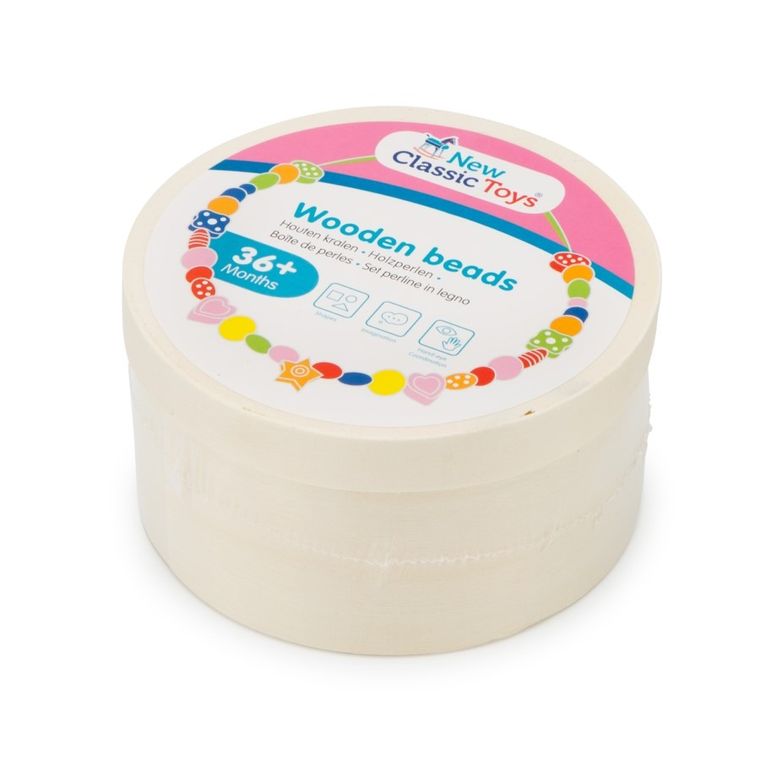 New Classic Toys, drewniane koraliki, 260 gramów