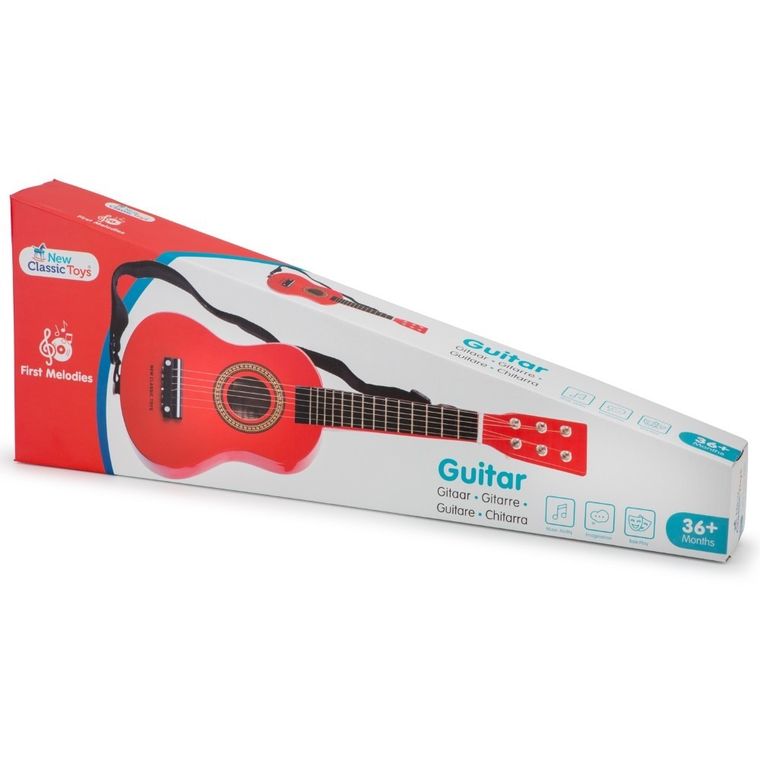 New Classic Toys, gitara, czerwona