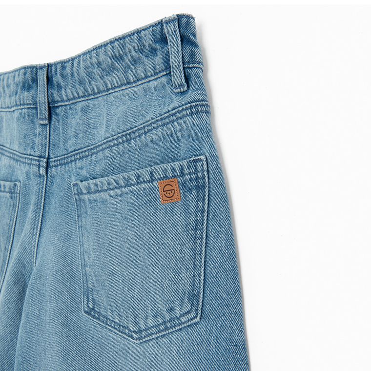 Niebieskie bermudy jeansowe z regulacją Cool Club