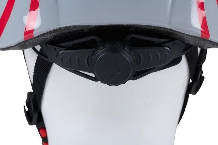 No Fear, kask rowerowy dziecięcy, regulowany, szary, 48-52 cm