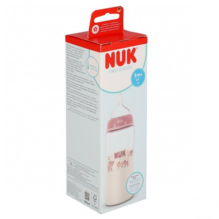 Nuk, First Choice, butelka, 3m+, koala, 300 ml