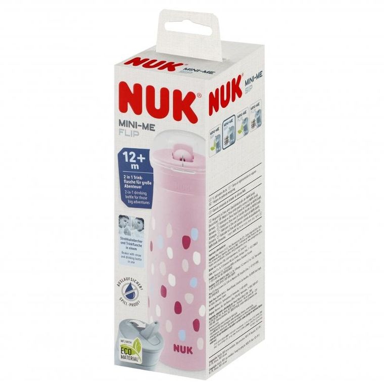 Nuk, Mini-Me, kubek, 12m+, fioletowy, 450 ml