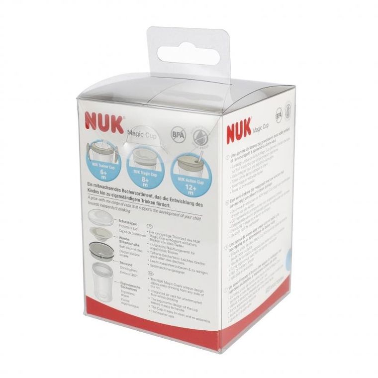 Nuk, Myszka Miki, Magic Cup, kubek, 8m+, Miki czerwony, 230 ml