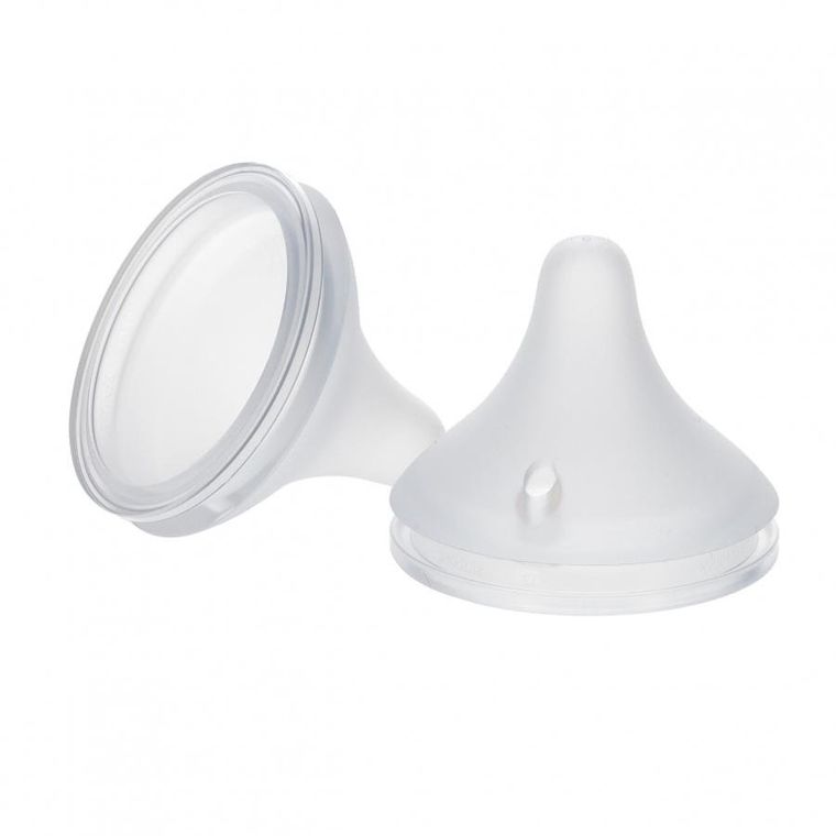 Nuk, Perfect Match Air, smoczek do butelki, silikonowy, rozmiar M, 2 szt.