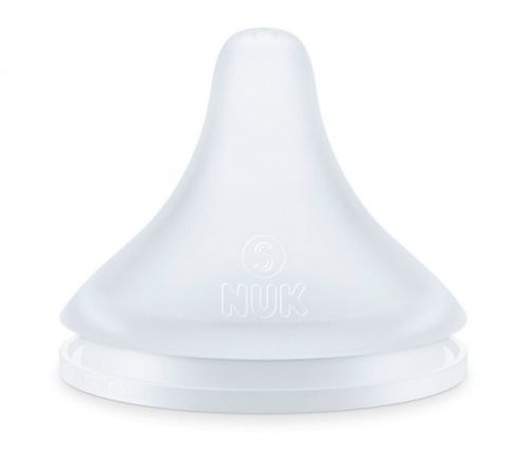 Nuk, Perfect Match, smoczek silikonowy do butelki, rozmiar S, 0m+, 2 szt.