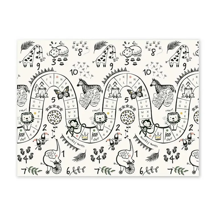 Nukido, dwustronna mata piankowa, składana, 150-200 cm