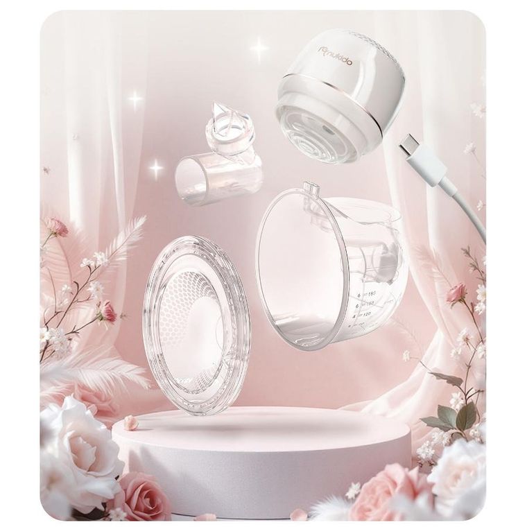 Nukido, laktator elektryczny, trójfazowy, beżowy, NK-963