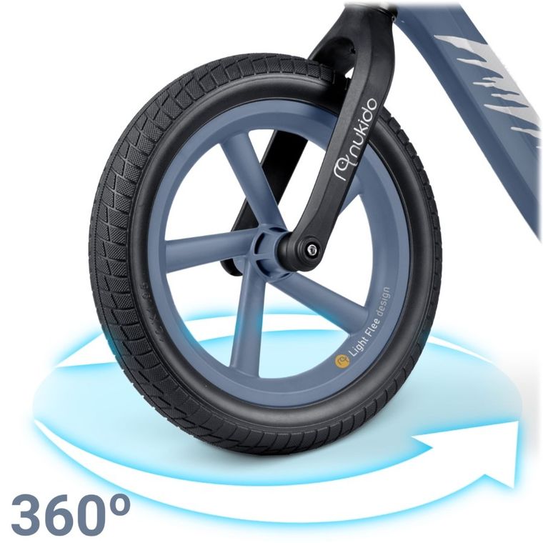 Nukido, Light Flee, rowerek biegowy dla dzieci, granatowy