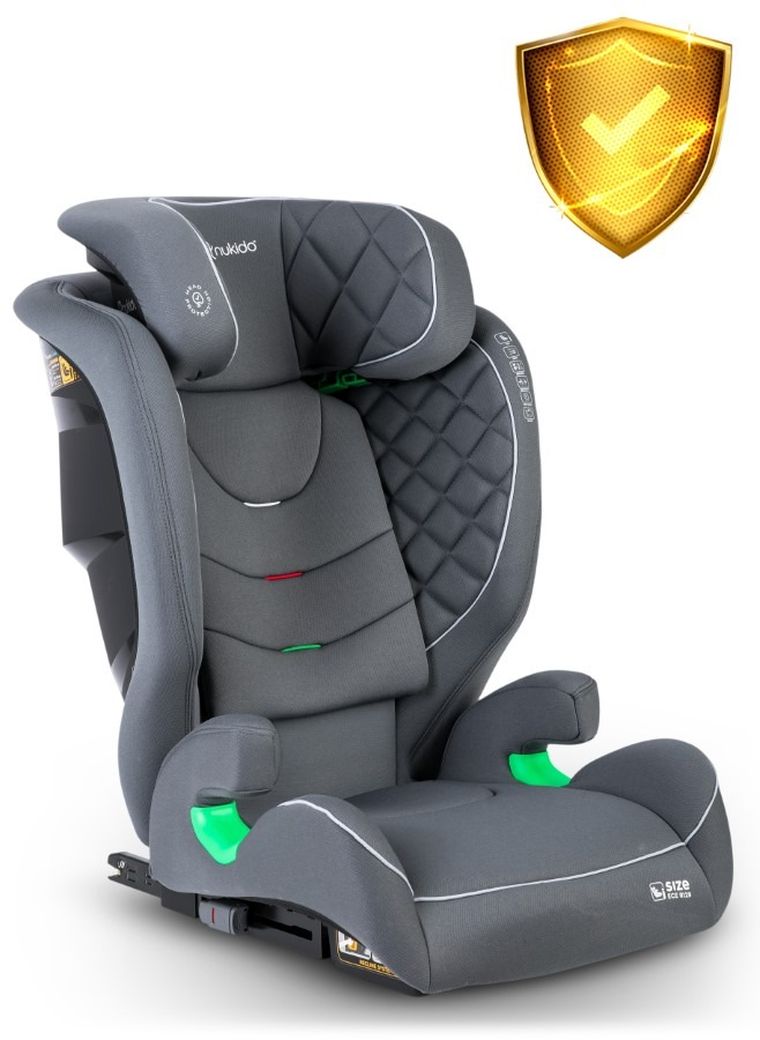 Nukido, Louis, fotelik samochodowy, szary, 15-36 kg