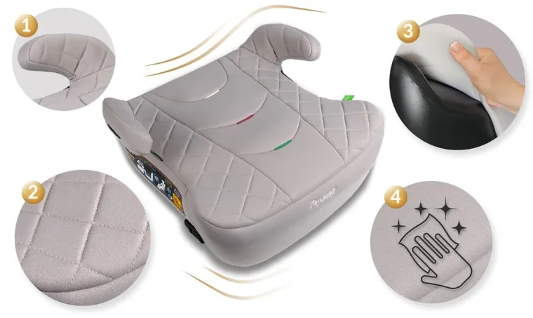 Nukido, Louis, podstawka samochodowa, szara, 125-150 cm