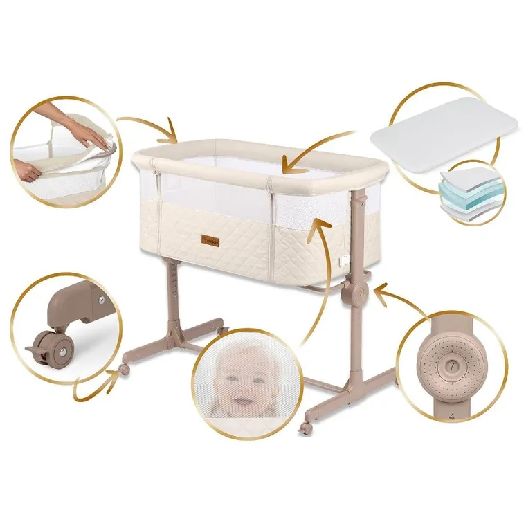 Nukido, NK-243, łóżeczko turystyczne składane + materac