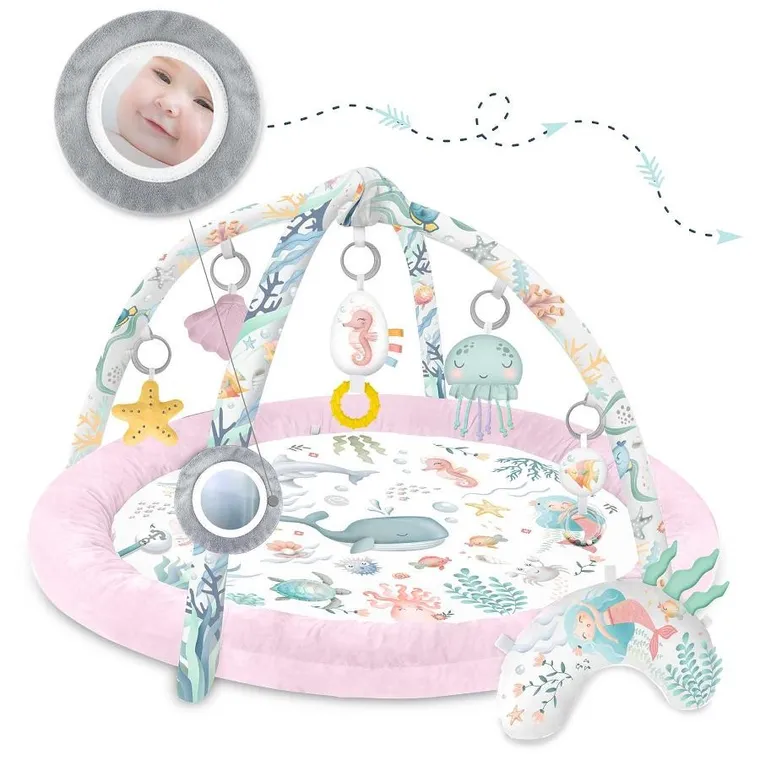 Nukido, Ocean, interaktywna mata edukacyjna, różowa