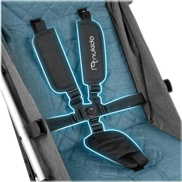 Nukido, Paseo, wózek dziecięcy, spacerówka, szary