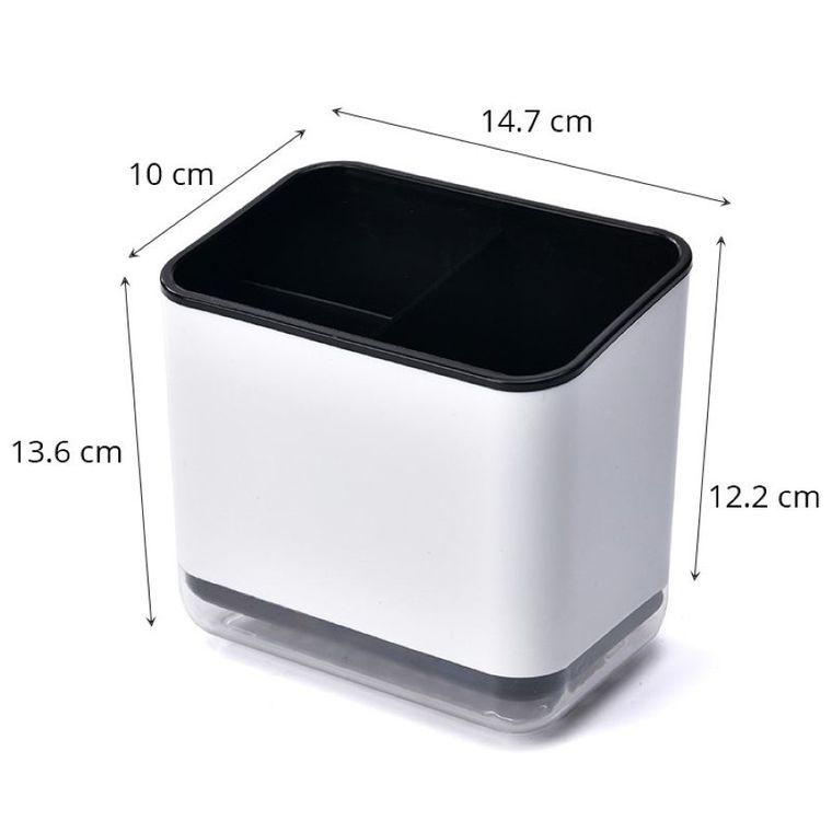 Ociekacz na sztućce do zlewu, czarny