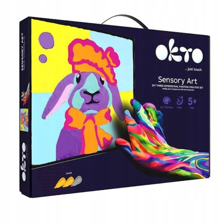 Okto, Sensory Art, Obraz 3D, Królik