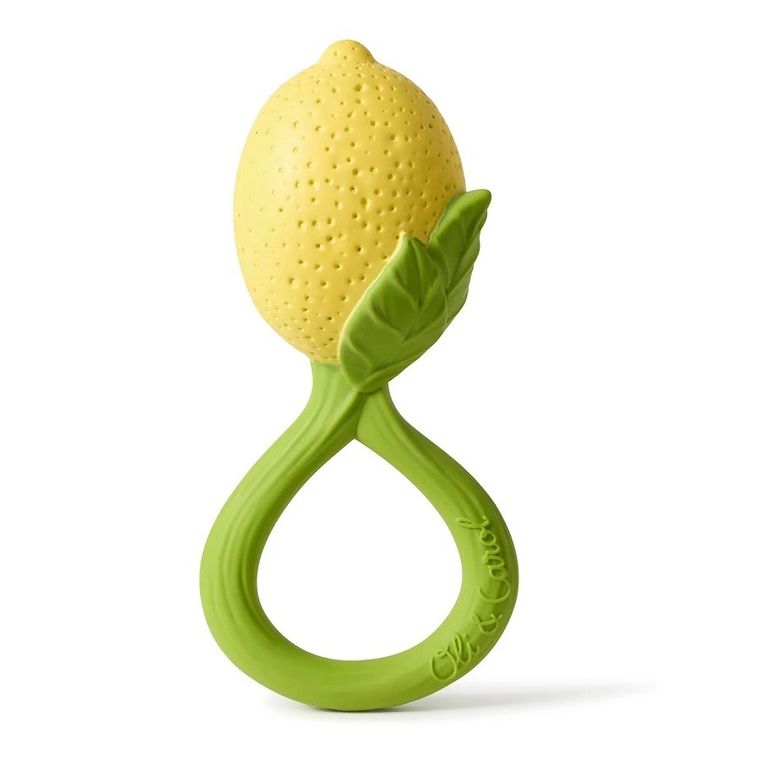 Oli & Carol, gryzak z grzechotką, Cytryna