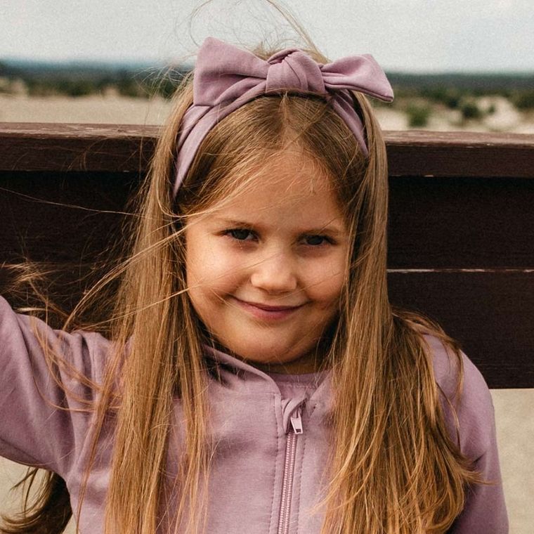 Opaska dziewczęca, fioletowa, Eevi