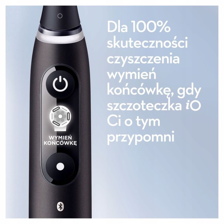 Oral-B, magnetyczna szczoteczka elektryczna, iO Series 6N, zestaw Duo Black & Pink, 2 szt.