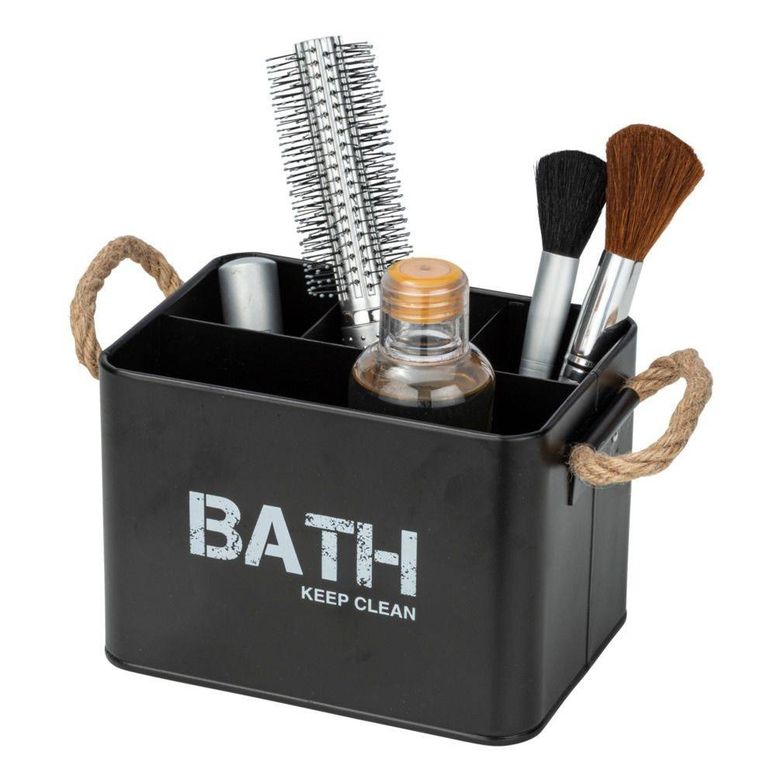 Organizer łazienkowy, Gara, czarny