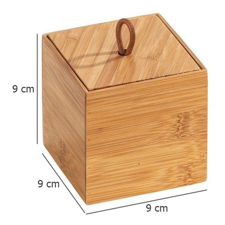 Organizer łazienkowy, Terra, bambus, 9-9 cm