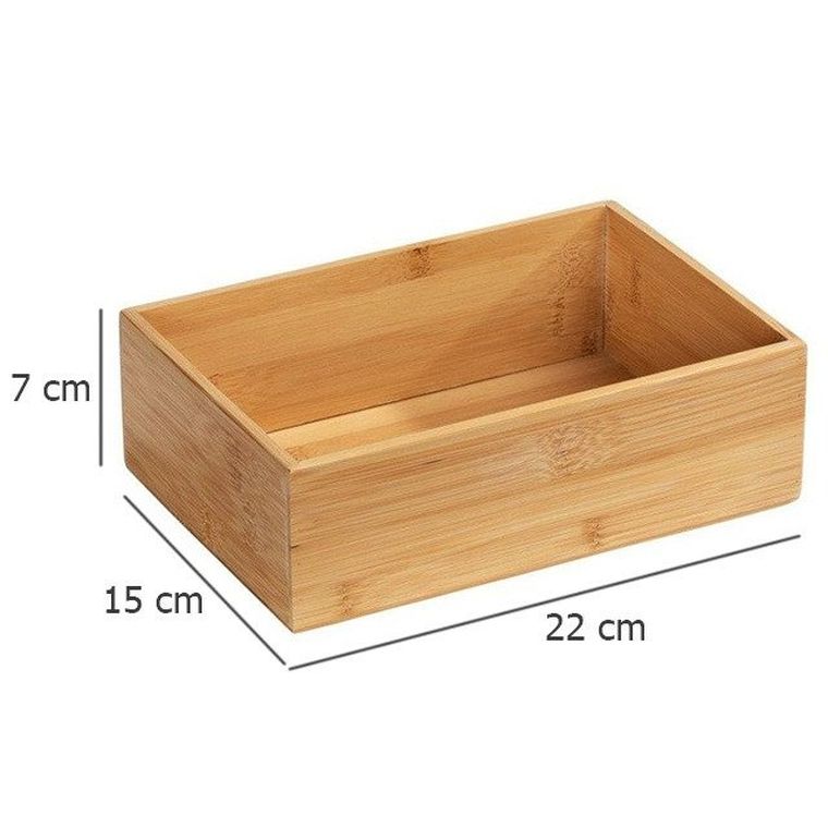 Organizer łazienkowy, Terra, rozmiar l, bambus