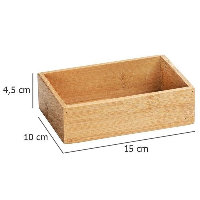 Organizer łazienkowy, Terra, rozmiar s, bambus