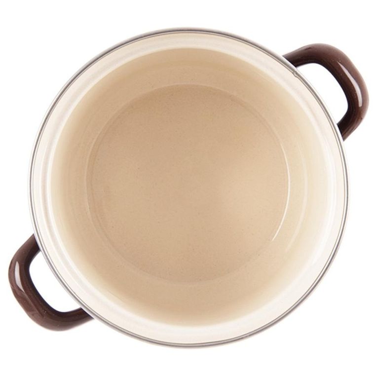 Orion, Brown, garnek emaliowany, 14 cm, 950 ml