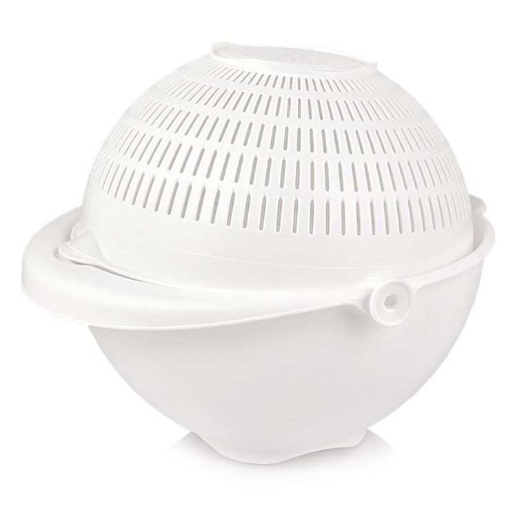 Orion, cedzak obrotowy z miską, 25 cm