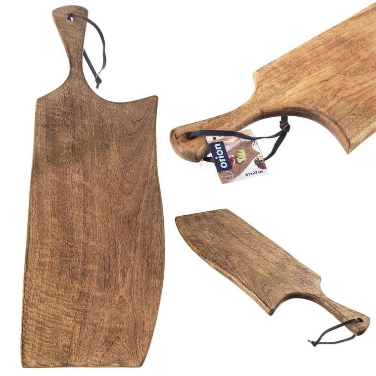 Orion, deska do krojenia i serwowania, drewniana, Mango, 61-22 cm