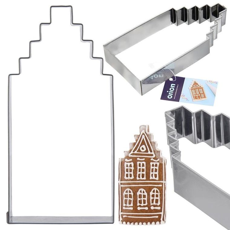 Orion, domek, wykrawacz do ciastek, stalowy, 12 cm