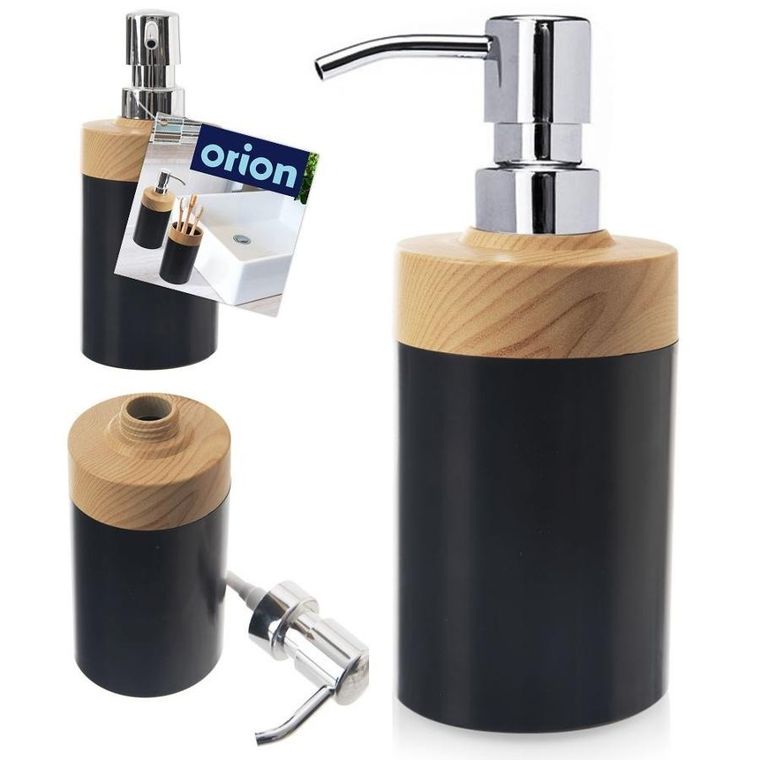 Orion, Dozownik do mydła czarny 380 ml