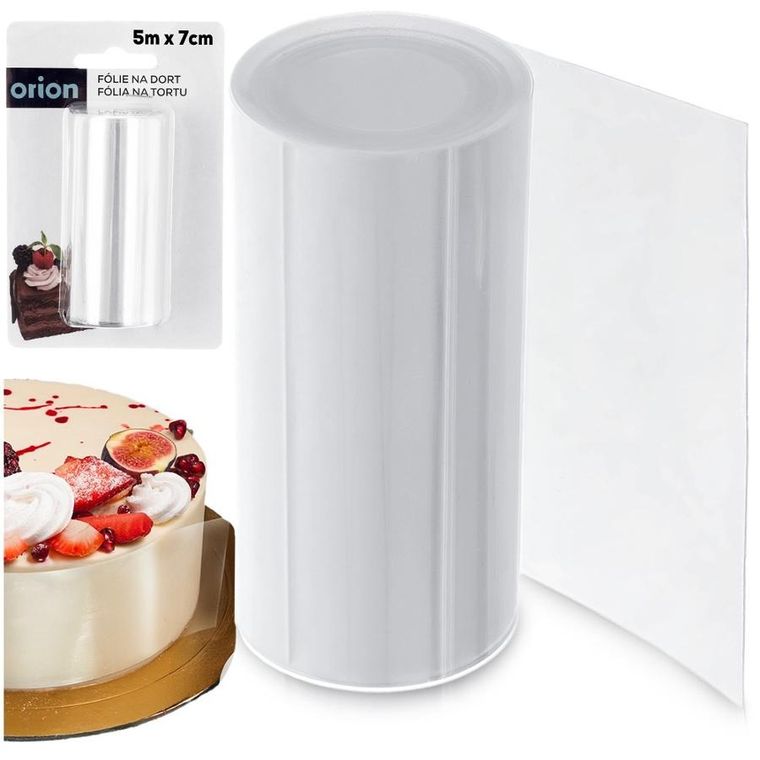 Orion, folia rantowa do tortu, cukiernicza, 7 cm / 5 m