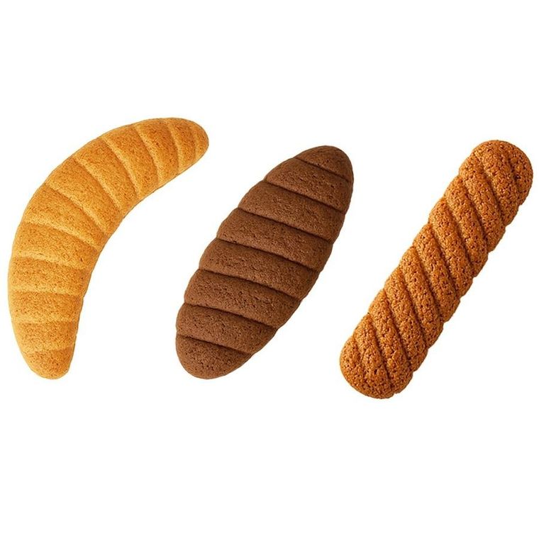 Orion, forma do ciastek i pralin, silikonowa, beżowa, 33-24,5-1 cm