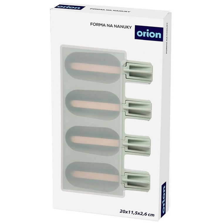 Orion, forma do lodów silikonowa z pokrywką, zielona