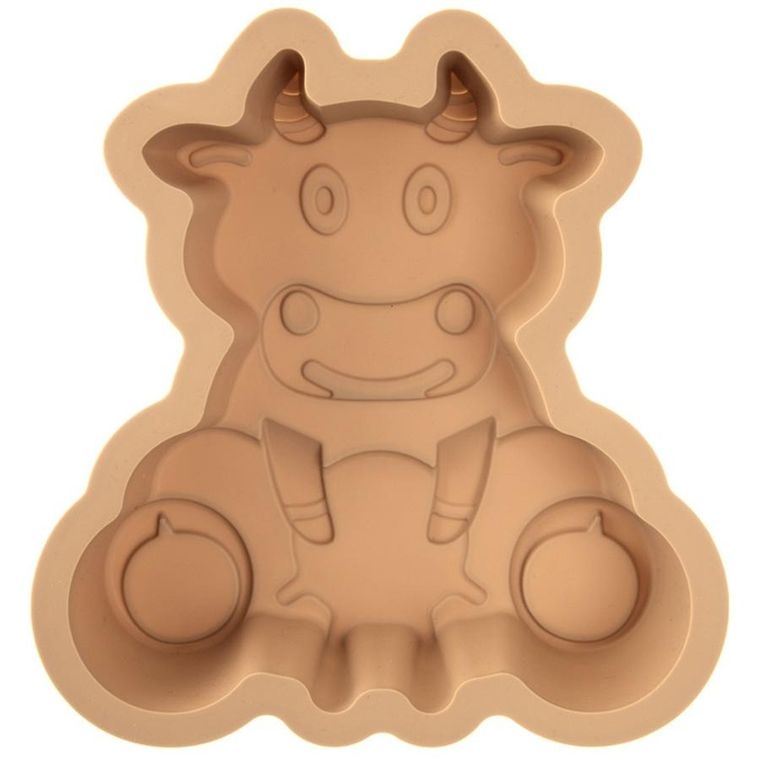 Orion, forma do pieczenia, silikonowa, krowa, 20-19-4,5 cm