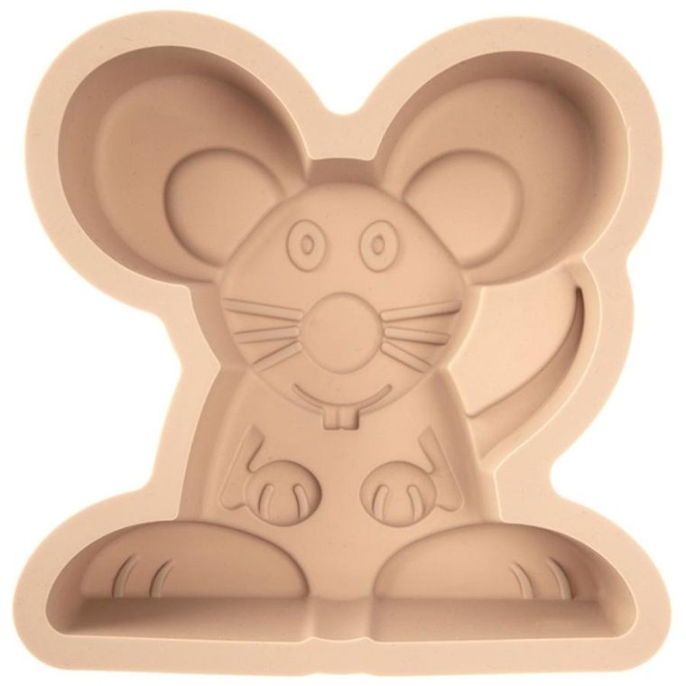 Orion, forma do pieczenia, silikonowa, mysz, 20-20-4,5 cm