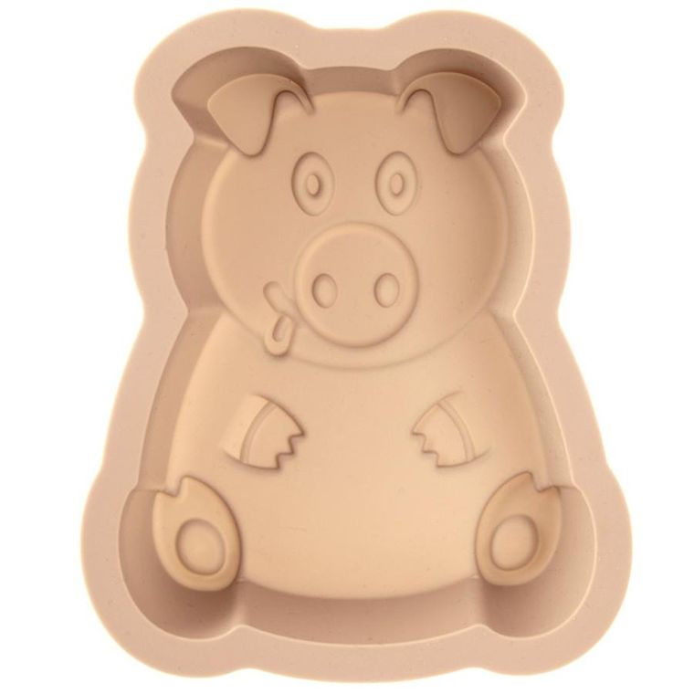 Orion, forma do pieczenia, silikonowa, świnka, 18-14,5-4,5 cm